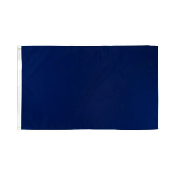 Navy Blue Solid Color Flag 3x5ft Poly