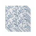 thumbnail image 1 of Navy Blue Spring Floral Cloth Napkins Set of 4 Reusable Dinner Napkins, Elegant Pastoral Flowers Cocktail Napkin Washable Table Napkins for Wedding/Holiday Party/Baby Shower 20"x20", 1 of 7