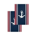 thumbnail image 1 of Navy Blue Stripe Anchor Simple Tea Towels Absorption Walf Checks Kitchen Soft Cleaning Towel Cloth Napkins Dish Rags, 1 of 7