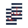 thumbnail image 1 of Navy Blue Stripe Anchor Simple Tea Towels Absorption Walf Checks Kitchen Soft Cleaning Towel Cloth Napkins Dish Rags, 1 of 7