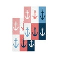 thumbnail image 1 of Navy Blue Stripe Anchor Simple Tea Towels Absorption Walf Checks Kitchen Soft Cleaning Towel Cloth Napkins Dish Rags, 1 of 7