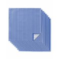 thumbnail image 1 of Navy Blue Stripe Cloth Napkins Set of 8 Reusable Dinner Napkins, Modern White Vertical Striped Geometric Cocktail Napkin Washable Table Napkins for Wedding/Holiday Party/Baby Shower 20"x20", 1 of 7