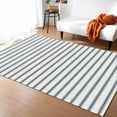 thumbnail image 1 of Navy Blue Striped Area Rugs For Living Room Bedroom, Area Rug Non-Slip, Navy Blue White Stripes Farmhouse Kids Room Area Rug Washable Accent Floor Carpet Runner Indoor Outdoor 2 x 3ft, 1 of 6