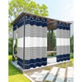 thumbnail image 2 of Waterproof Indoor/Outdoor Blackout Curtains For Patio, Porch, And Garden – Thick Privacy Grommet Tab Top 2 of 4