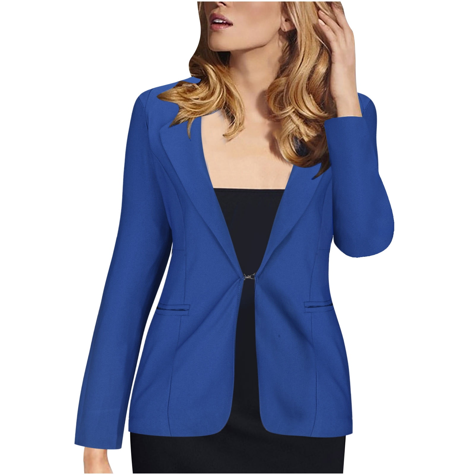 ZVAVZ Navy Blue Suit for Women/Navy Scrub Jacket/Business Casual