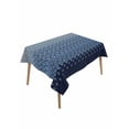 thumbnail image 1 of Navy Blue Table Cloth 60x84 Inch Rectangle, Gradient Diamond Plaid Waterproof Tablecloth Washable Table Cover for Party Picnic Dinner Decor, 1 of 9