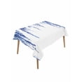 thumbnail image 1 of Navy Blue Table Cloth, Waterproof Tablecloth for Rectangle Tables, Summer Botanical Leaves Watercolor Reusable Washable Fabric Table Cover for Restaurant Kitchen Dining Tables 60"x102", 1 of 9