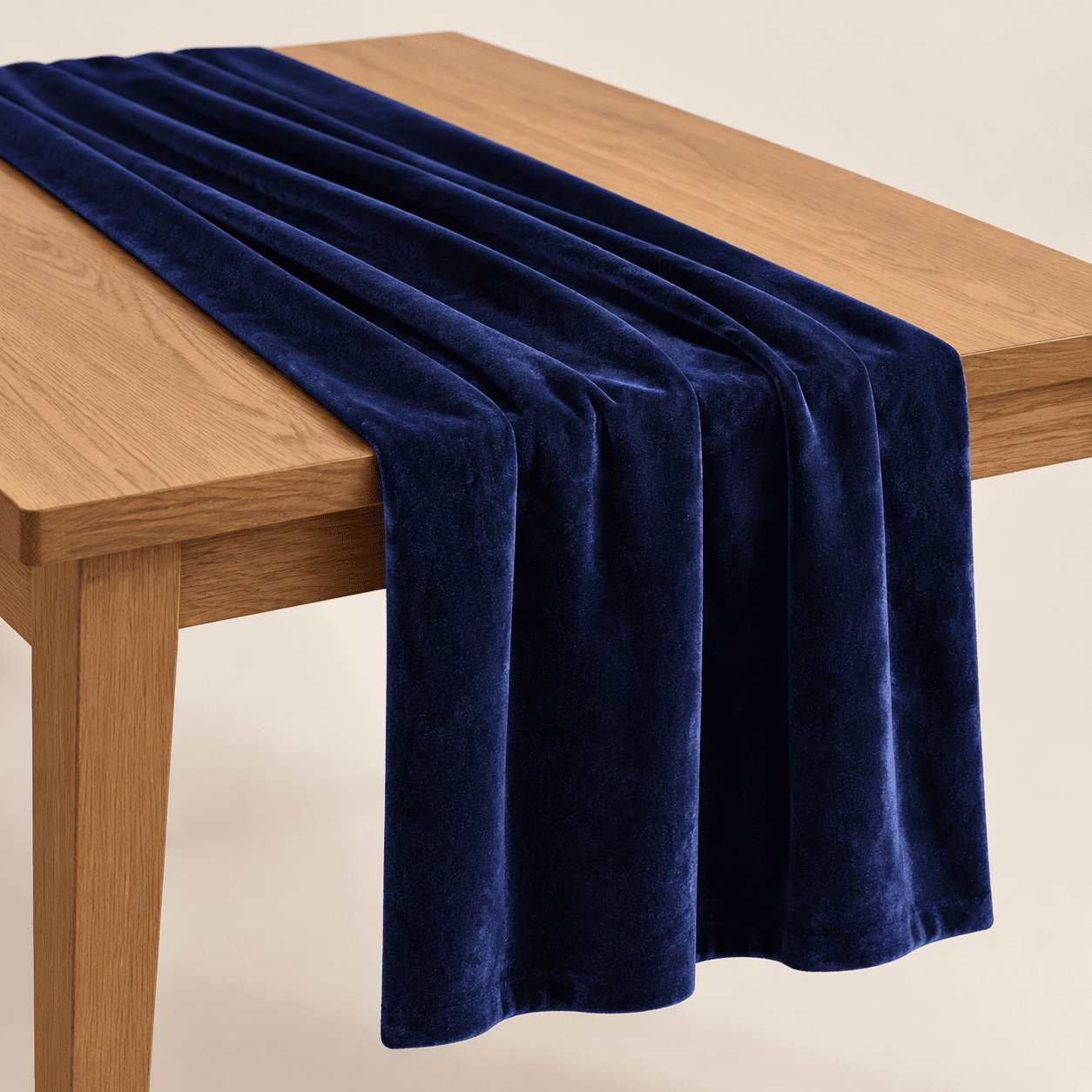 Navy Blue Table Runner Cloth Fall Luxuriowedding Party Decor - Walmart.com