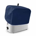 thumbnail image 1 of Navy Blue Toaster Cover 2 Slice, Farmhouse Solid Navy Blue Color Modern Art Dustproof Bakeware Oven Protector with Top Hook, Waterproof Small Kitchen Appliance Toasters Dust Cover, 12"x7.5"x8", 1 of 9
