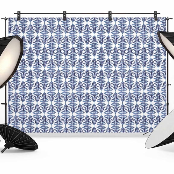 Navy Blue Tree Backdrop for Photoshoot, Photography Photo Studio Background Wall Backdrop, Modern Geometric Abstract Art Back Drop Banner Panel for Portraits Wedding Party Live Streaming Decor 7x5Ft