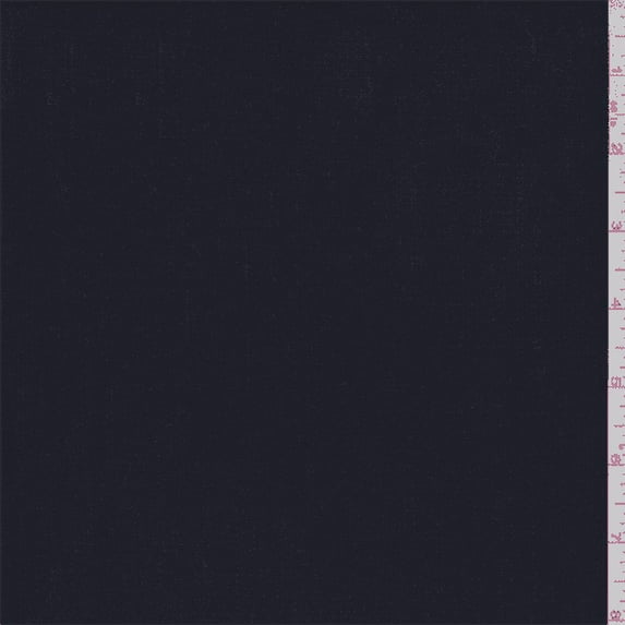 Navy Blue Tropical Wool Suiting, Fabric Sold By the Yard