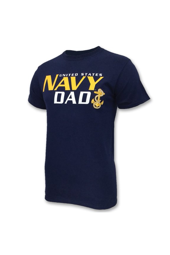 Navy Blue United States Navy Dad T-Shirt - Officially Licensed Short-Sleeve Tee for Proud Navy Fathers