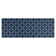 thumbnail image 1 of Navy Blue and White Geometric Pattern Kitchen Rug Mat,Kitchen Runner Rugs Non Skid Washable,Decorative Kitchen Floor Mats for Kitchen,Sink,Laundry,17"X47", 1 of 5