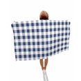 thumbnail image 1 of Navy Blue White Plaid Beach Towels Oversized Super Absorbent, Farmhouse Checkered Buffalo Lightweight Bath Towel Quick Dry Sets For Bathroom/Pool/Rv Camping/Beach Play/Gym Room/Picnic 31"x62", 1 of 8