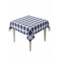 thumbnail image 1 of Navy Blue White Plaid Table Cloth, Farmhouse Checkered Buffalo Waterproof Tablecloth for Square Tables, Reusable Washable Fabric Table Cover for Restaurant Kitchen Dining Tables 54"x54", 1 of 6