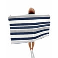 thumbnail image 1 of Navy Blue White Striped Beach Towels Oversized Super Absorbent,Grey Farmhouse Stripe Abstract Art Lightweight Bath Towel Quick Dry Sets For Bathroom/Pool/Rv Camping/Beach Play/Gym Room/Picnic 23"x47", 1 of 8