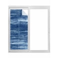 thumbnail image 1 of Navy Blue Window Privacy Film, Vintage Modern Abstract Art Ombre Static Cling UV Sun Blocking Tint Film Heat Control Windows Films for Bedroom Bathroom, Window Stickers 23.6"x59", 1 of 8