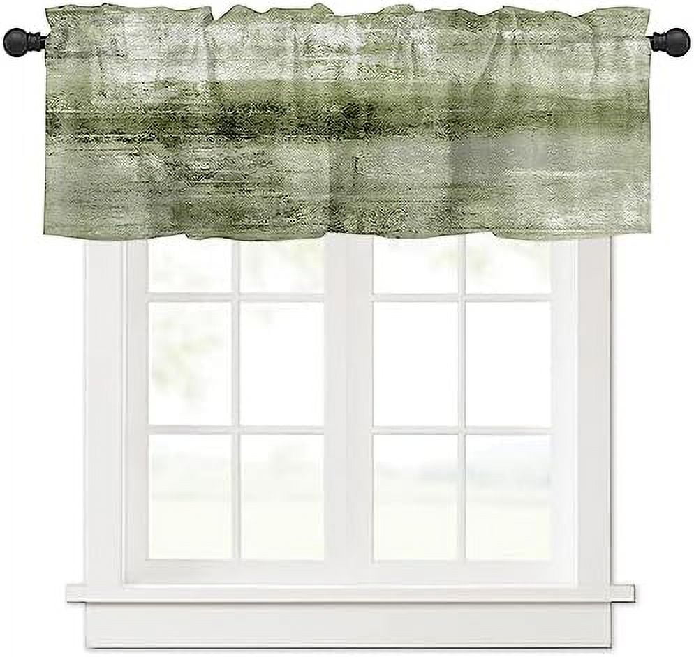 Navy Blue Window Valances Abstract Art Valances for Windows Treatment