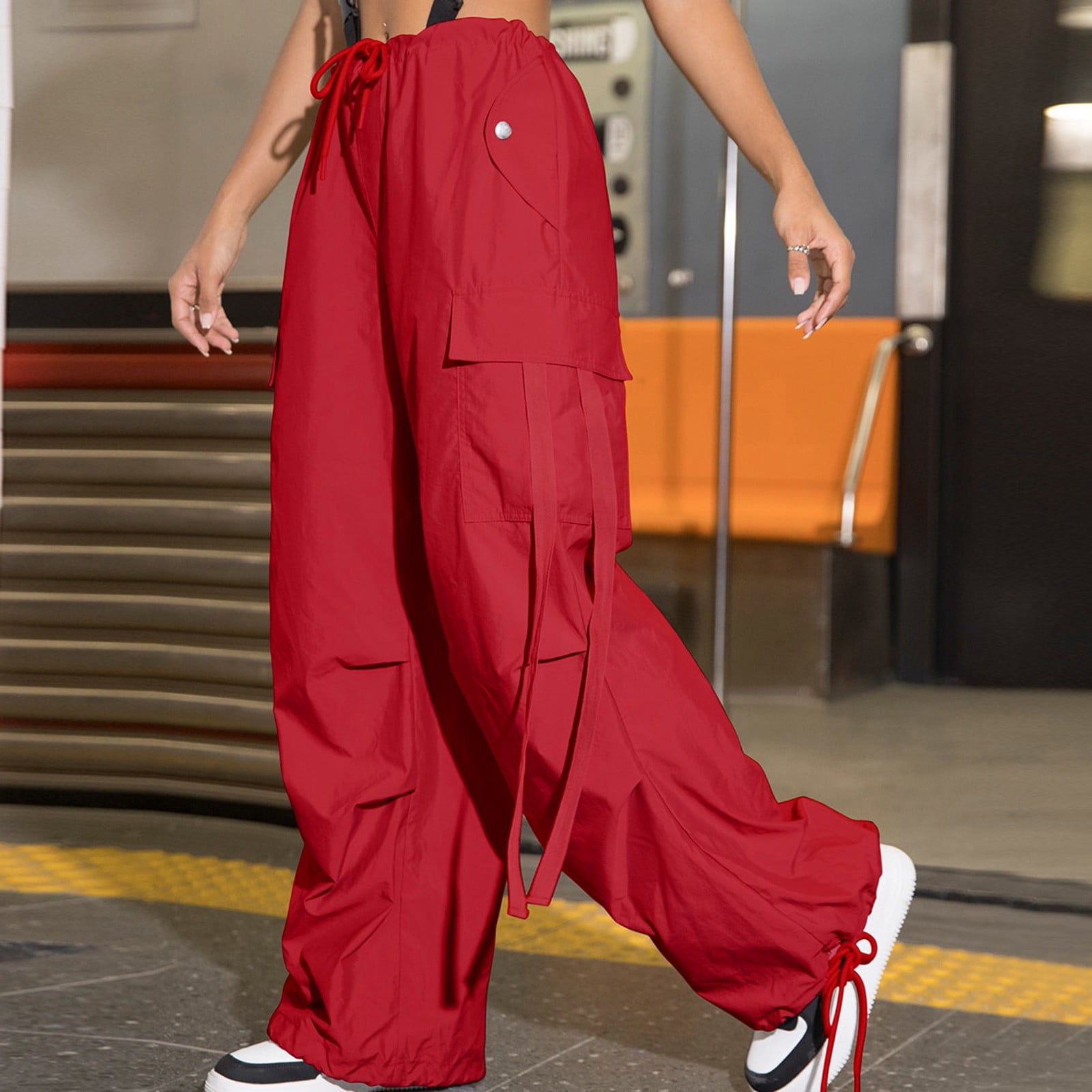 Navy Blue Work Pants Women Work Pants Straight Fashion