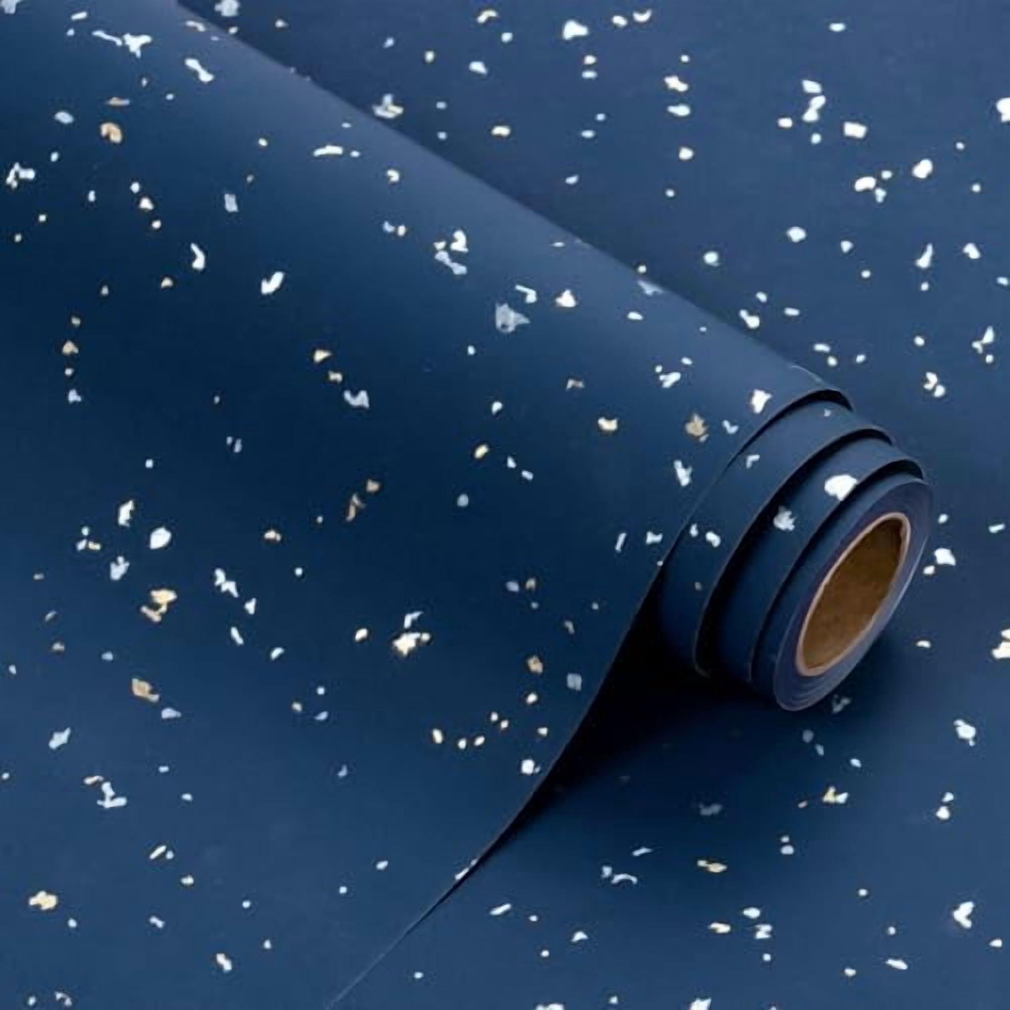 Dlue Rapping Paper Navy Blue Wrapping Paper Roll - Mini Roll - 17 Inch x 16.5 Feet - Navy ...