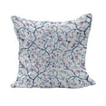 thumbnail image 1 of Navy and Blush Fluffy Throw Pillow Cushion Cover, Blooming Sakura Tree Branches with Grunge Display Nature, Decorative Square Accent Pillow Case, 26" x 26", Violet Blue Pink, by Ambesonne, 1 of 5