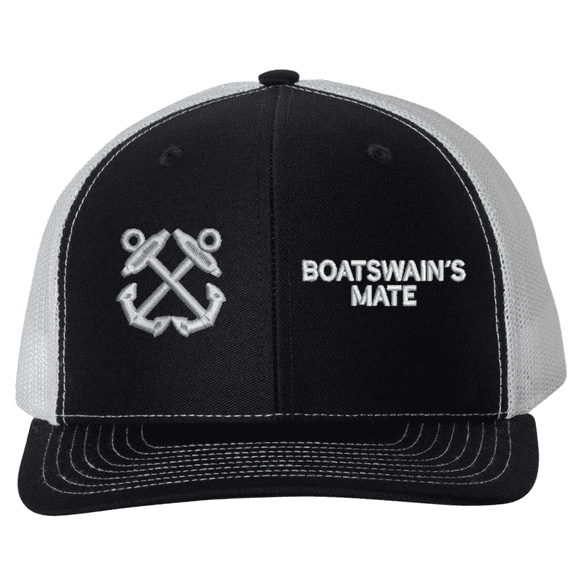 Navy Boatswain's Mate (BM) Rating USA Mesh-Back Cap