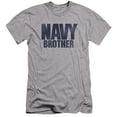 thumbnail image 1 of Navy - Brother - Premium Slim Fit Short Sleeve Shirt - X-Large, 1 of 2
