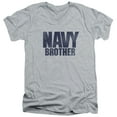 thumbnail image 1 of Navy - Brother - Slim Fit V Neck Shirt - XX-Large, 1 of 2