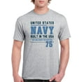 thumbnail image 1 of Navy Built In The Sea T-Shirt Men -Navy Designs, Male 3X-Large, 1 of 4