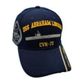 thumbnail image 1 of Navy CVN-72 USS Abraham Lincoln Navy Blue Cap, 1 of 1