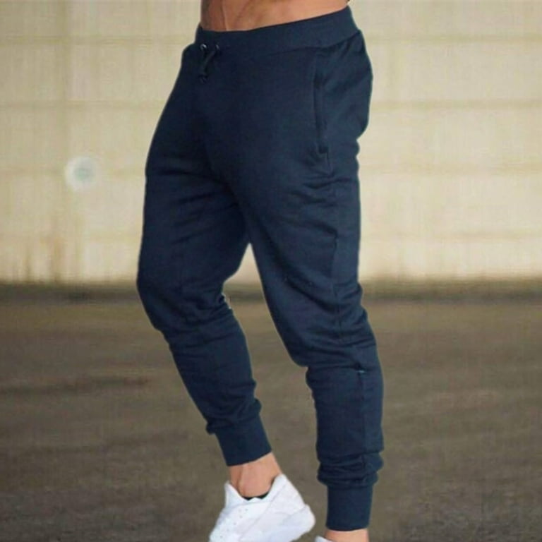 Navy Cargo Pants Mens Autumn And Winter High Street Fashion