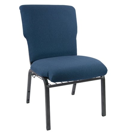 Advantage Navy Church Chair - 21 in. Wide
