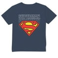 thumbnail image 1 of Navy Classic Toddler Boys Superman Forever Logo T-Shirt  Sizes 2T, 3T, 4T, Navy, 2T, 1 of 6
