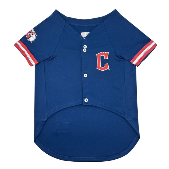 Navy-Cleveland Guardians Dog Jersey