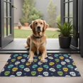 thumbnail image 1 of Navy Colorful Skull Pattern Door Rugs,Washable Non Slip Door Mats Indoor,Decorative Door Mats,Entry Mat Indoor for Entrance,Bedroom,Kitchen,Bathroom,20"x32", 1 of 6