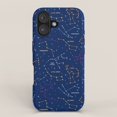 Navy Constellation Star Map Tough Case for Apple iPhone, Polycarbonate ...