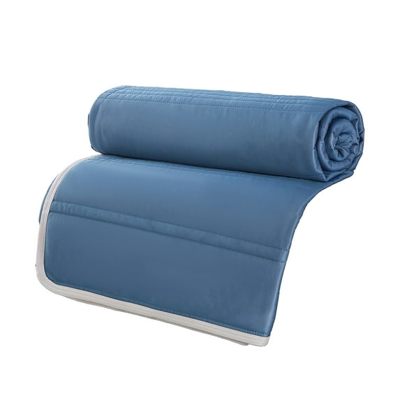 Navy Cooling Blanket for Hot Sleepers - Lightweight All Season Quilt 60x79 Inches