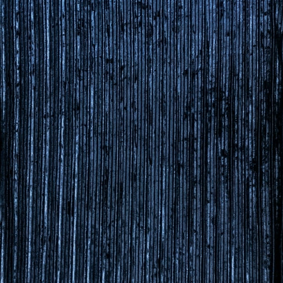 Navy Crush Pleated Stretch Velvet Solid