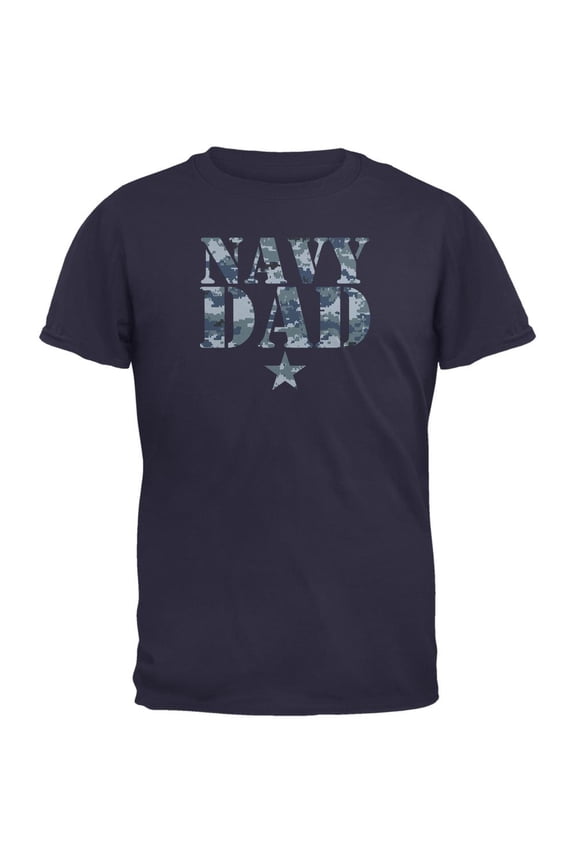 Navy Dad Navy Adult T-Shirt - X-Large