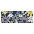 thumbnail image 1 of Navy Daisy Flower Pattern Kitchen Rug Mat,Kitchen Runner Rugs Non Skid Washable,Decorative Kitchen Floor Mats for Kitchen,Sink,Laundry,17"x47.2", 1 of 7