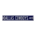 thumbnail image 1 of Navy Dallas Cowboys Ave 6" x 36" Steel Street Sign, 1 of 7