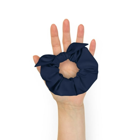 Navy (Dark Blue) Recycled Scrunchie