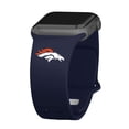 thumbnail image 1 of Navy Denver Broncos Logo Silicone Apple Watch Band, 1 of 3