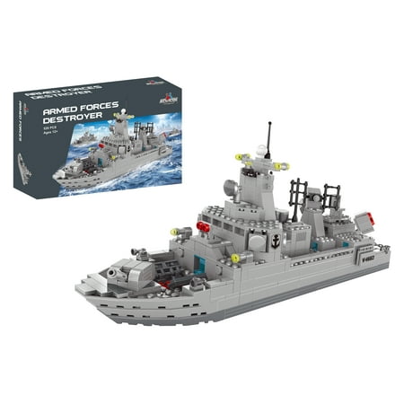 Navy Destroyer Building Block Set - 528 Pieces