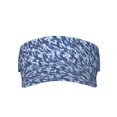 thumbnail image 1 of Navy Digital Blue Camouflage Sports Sun Visor Hats Adjustable Sun Visor Caps For Women And Men, 1 of 7