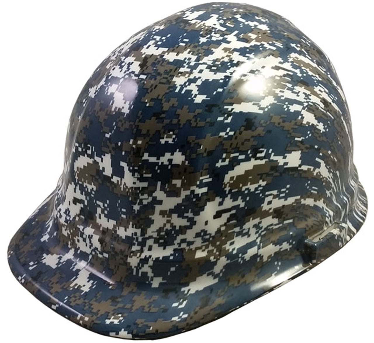 Navy Digital Camo Hydro Dipped Hard Hats Cap Style with 4 Pt Suspension