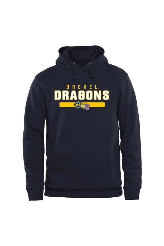 Navy Drexel Dragons Team Strong Pullover Hoodie