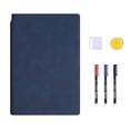 thumbnail image 1 of Navy Erasable Notebook Portable Whiteboard, Reusable Dry Erase Board with Pen for Daily Notes, 10X7In, 1 of 9