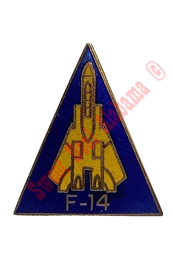 Navy F-14 Tomcat Topgun Hat, Lapel, or Tie Pin 1"H x 7/8"W