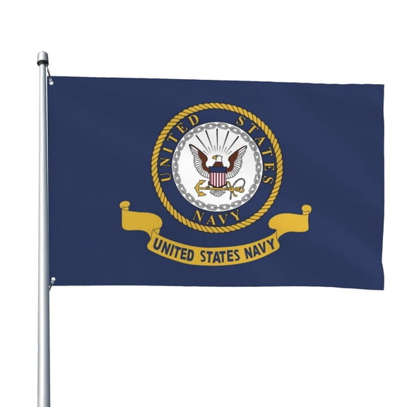 Navy Flags for Yard Outside Decorations 4x6 Ft Double Sided for Home Indoor Outdoor Lawn Balcony Corridor Party